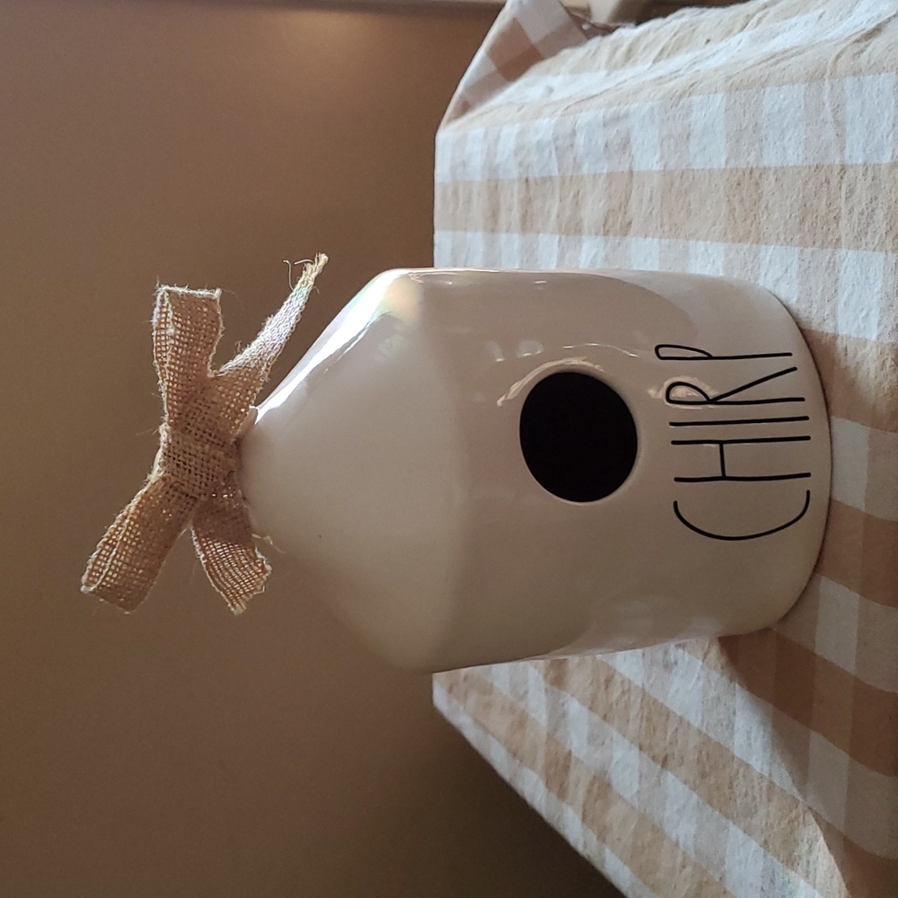 Rae Dunn Chirp birdhouse *EUC